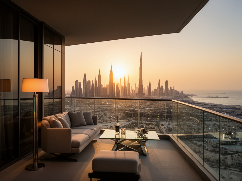 buy property in dubai for golden visa illustration