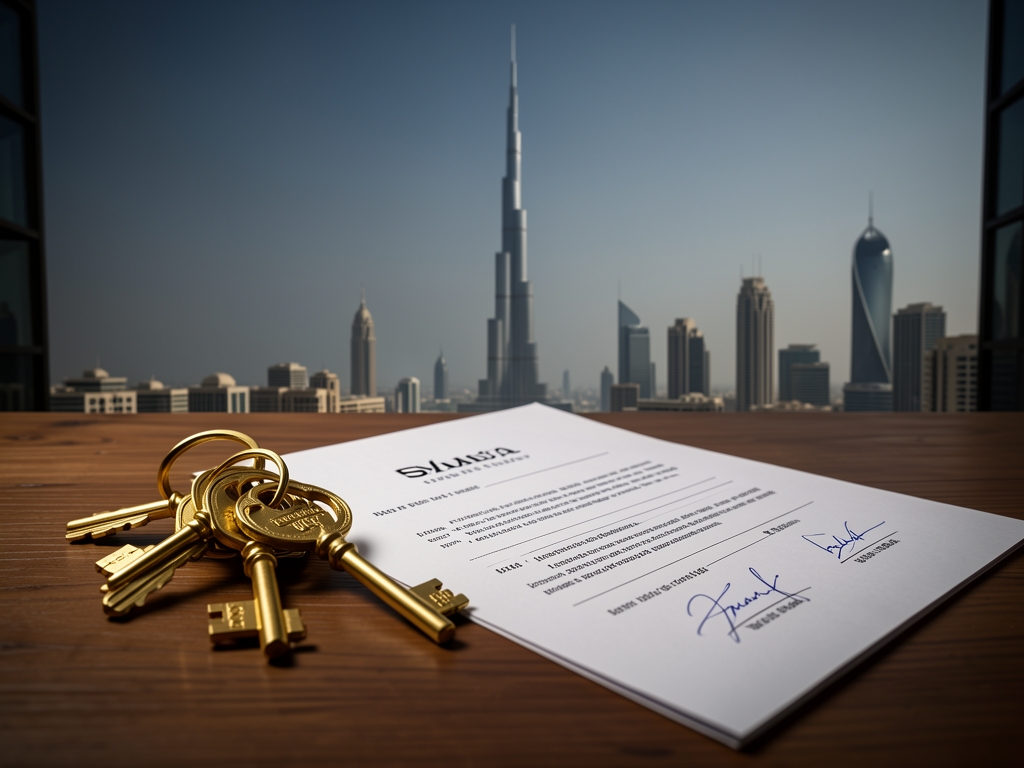 buy rental property in dubai illustration